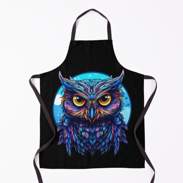 Item preview, Blue Night Owl designed and sold by ArtbyAiGallery.