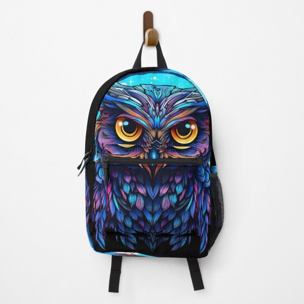 Item preview, Blue Night Owl designed and sold by ArtbyAiGallery.
