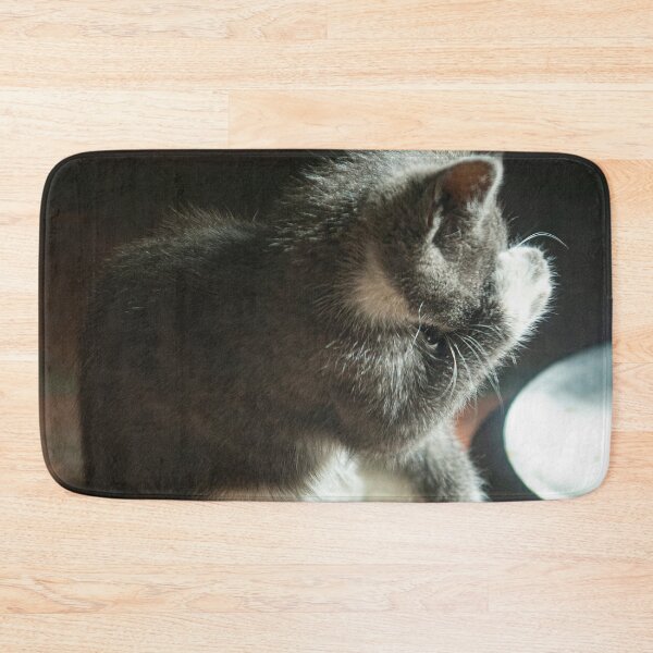 Item preview, Sweet Kitten Cleans His Face After A Meal designed and sold by DEC02.