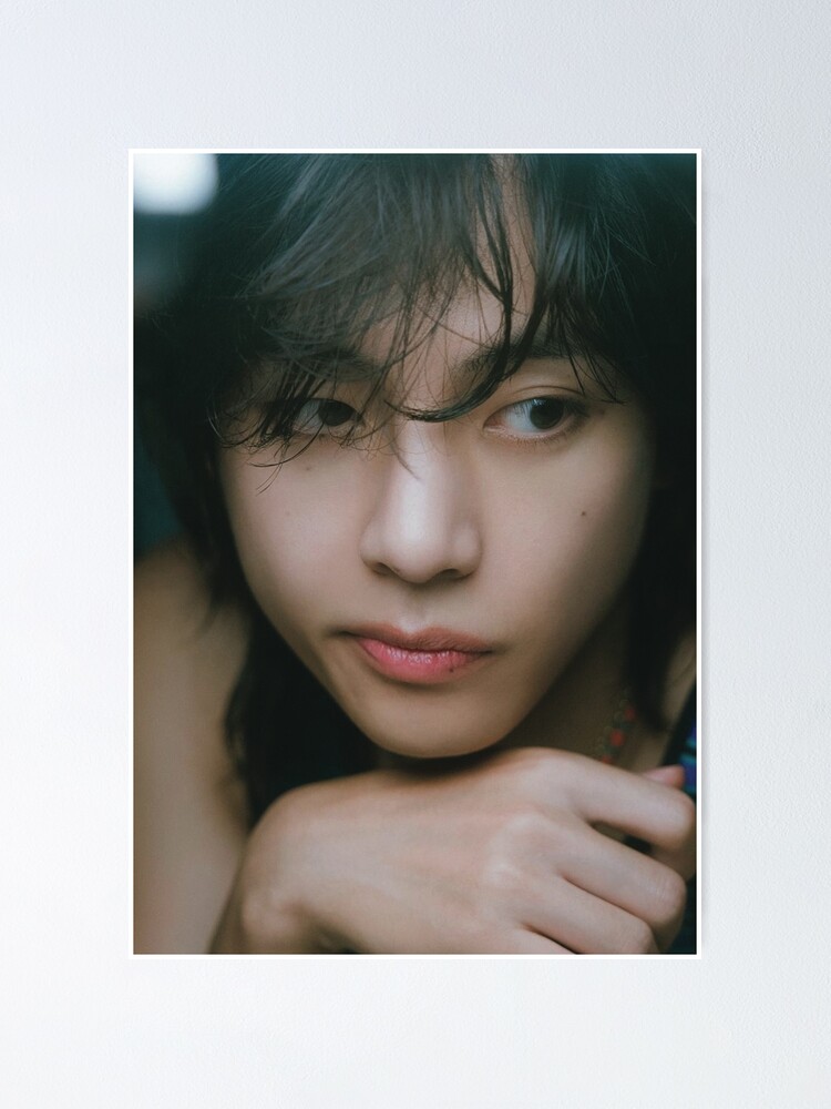 Kim Taehyung BTS V Rainy Days layover Poster for Sale by