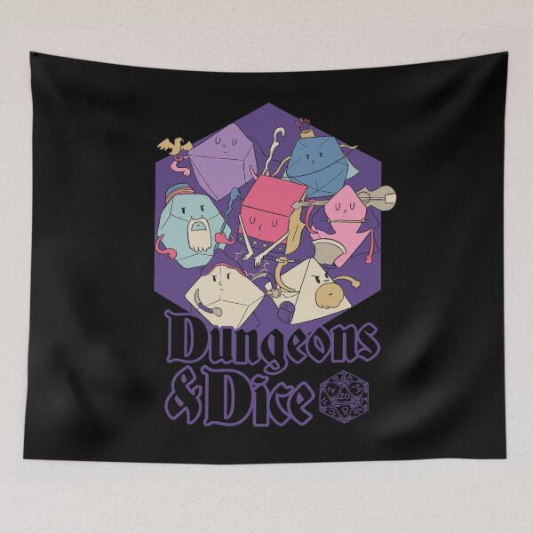 Item preview, Dungeons & Dice. Character Dice Extravaganza - For RPG and Dice Lover designed and sold by Zanda-Nerd-Shop.