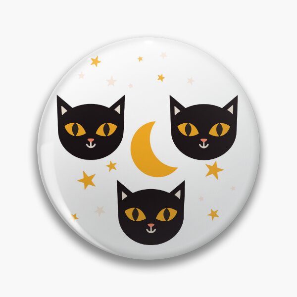 Item preview, Celestial Moonlit Cats designed and sold by AliceAllTheTime.