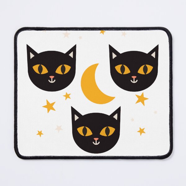 Item preview, Celestial Moonlit Cats designed and sold by AliceAllTheTime.