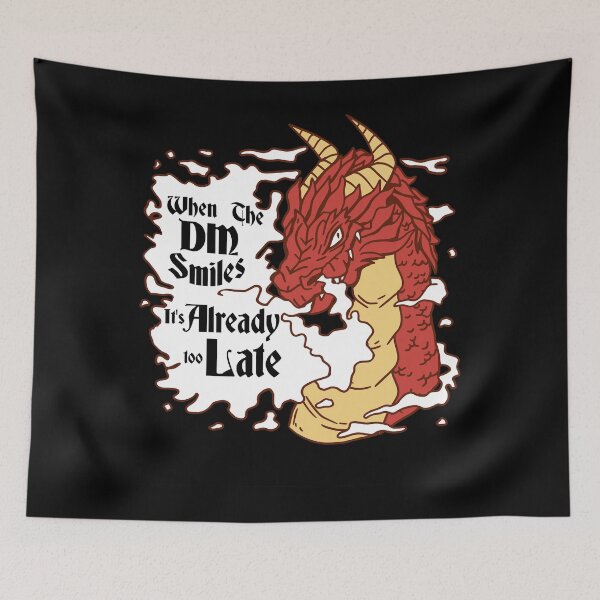 Item preview, When the DM smiles it’s already too late. Perfect for Dungeon Master and RPG lover. designed and sold by Zanda-Nerd-Shop.