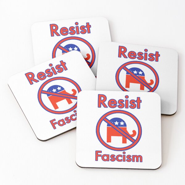 Item preview, Resist fascism patriotic design  designed and sold by Rachel the Artist .