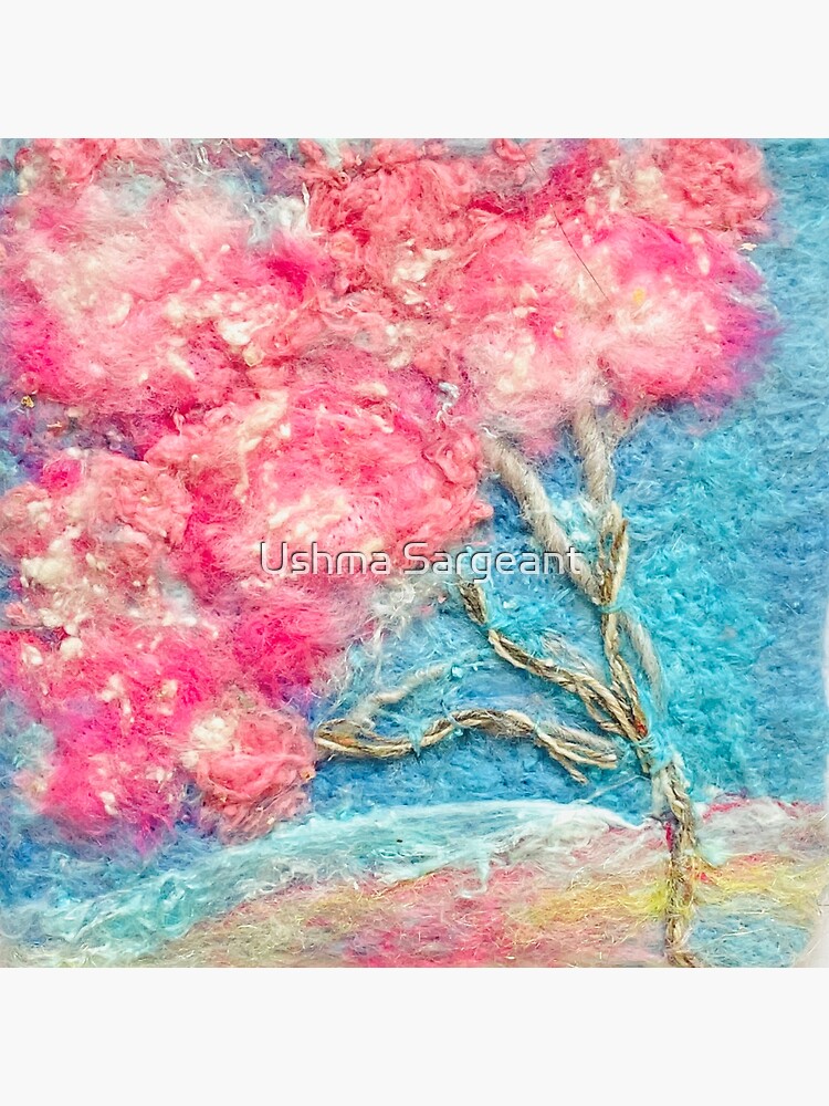 Artwork view, Silk Blossom designed and sold by Ushma Sargeant