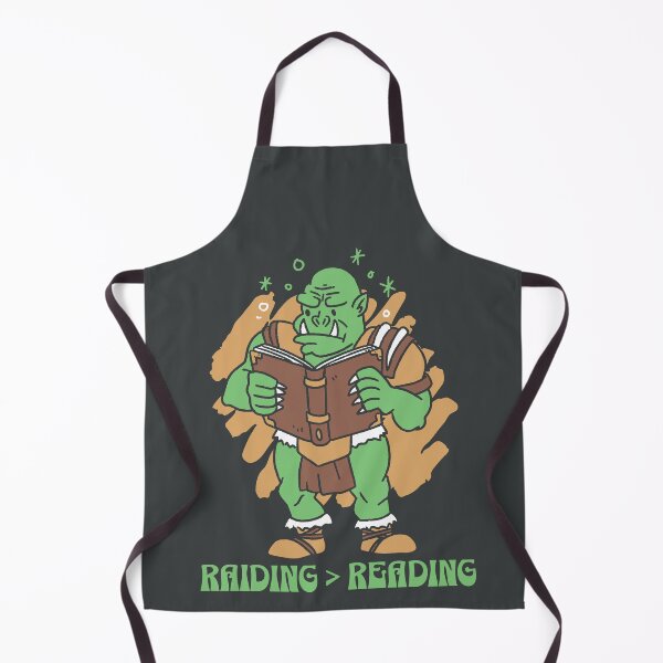 Item preview, Raiding > Reading - Orc's Reading Dilemma. RPG Lover. designed and sold by Zanda-Nerd-Shop.