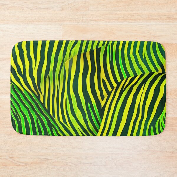 Item preview, Tiger Yellow Sand, Green and Black Print 03 designed and sold by Artekinium.
