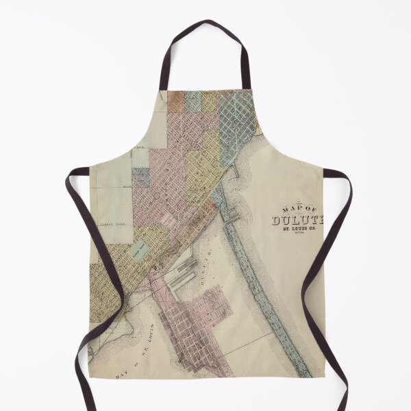 Item preview, Vintage Duluth MN Map (1874) designed and sold by BravuraMedia.