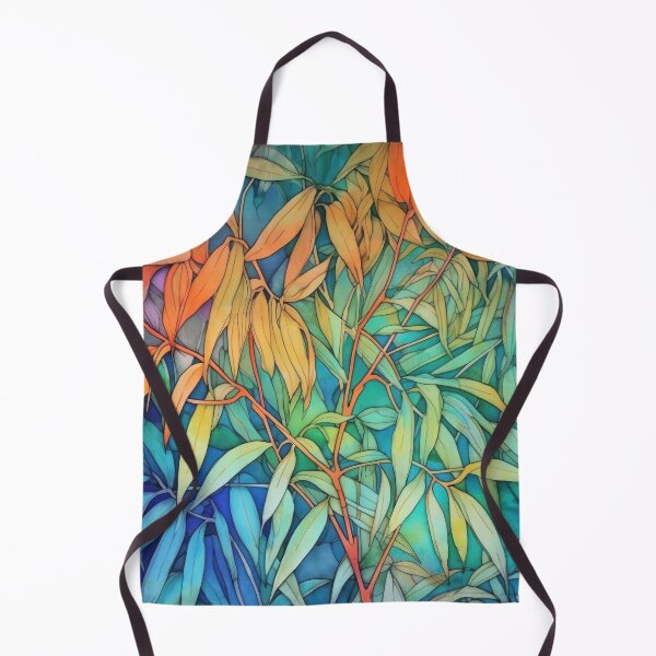 Item preview, Floral Watercolor in Green, Blue, and Orange  designed and sold by Dreamoire Pix.