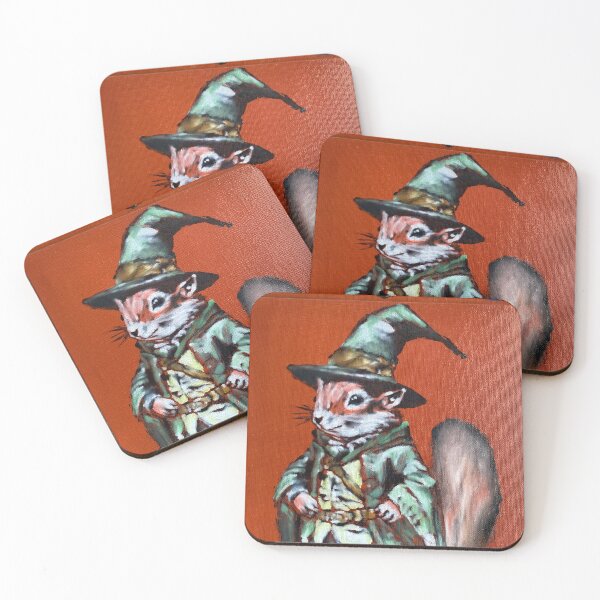 Item preview, magician squirrel designed and sold by Roxane Gautreau.