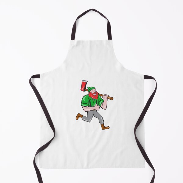 Item preview, Paul Bunyan Lumberjack Axe Running Cartoon designed and sold by Nova-hLeivghky.
