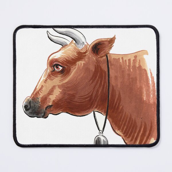 Item preview, Brown cow head designed and sold by AlexBlackSea.