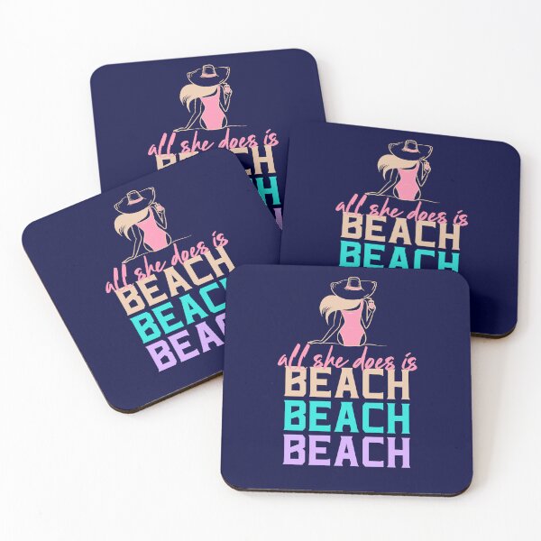 Item preview, All She Does is Beach! Variation 2 designed and sold by PlayaPlayas.