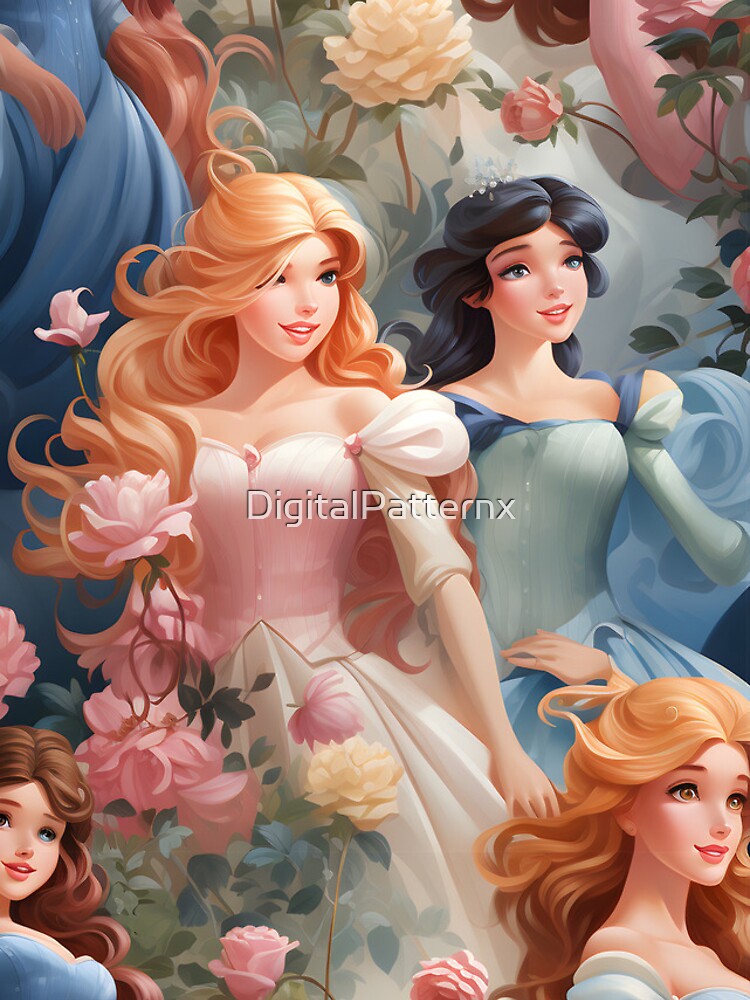 Thumbnail 5 of 5, iPhone Case, Princesses Pattern 17 designed and sold by DigitalPatternx.