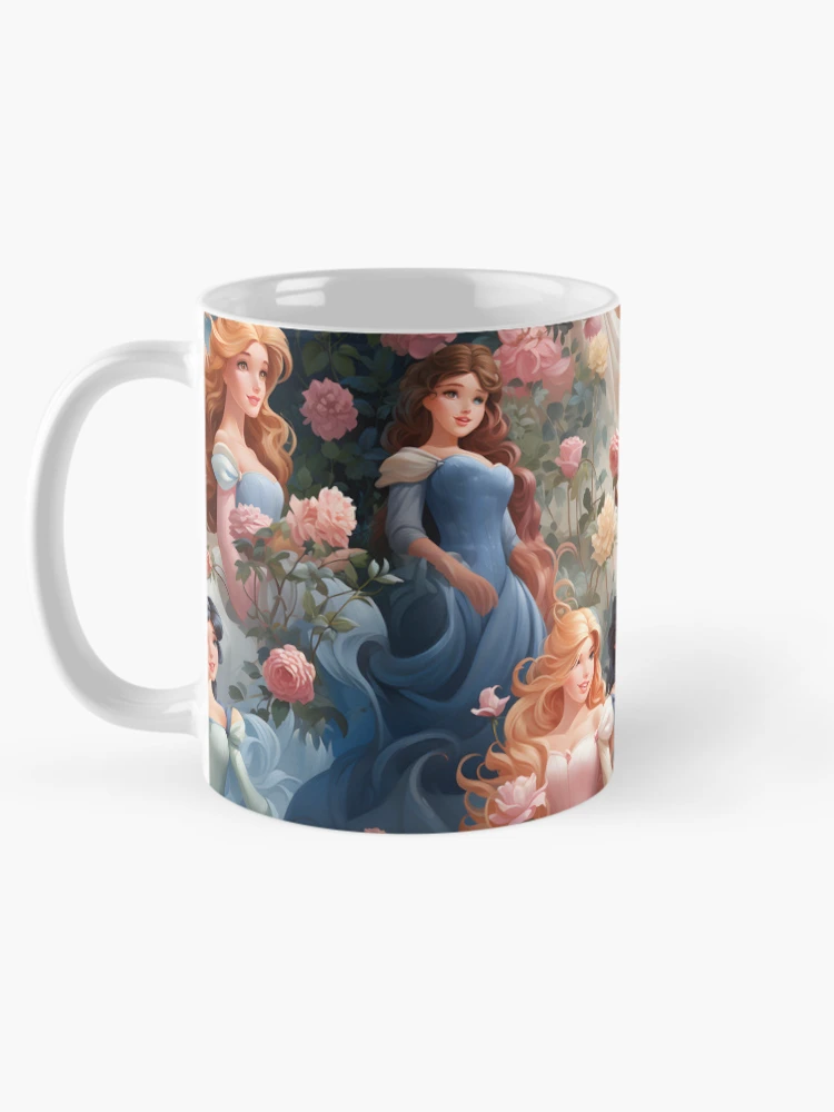 Thumbnail 5 of 6, Coffee Mug, Princesses Pattern 17 designed and sold by DigitalPatternx.