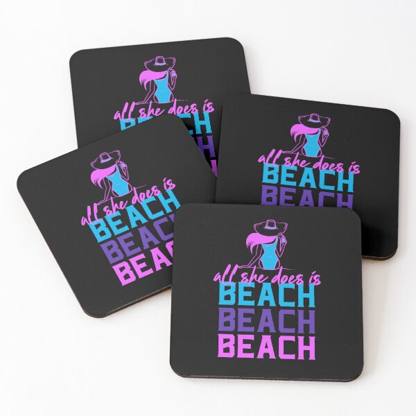 Item preview, All She Does is Beach! Variation 3 designed and sold by PlayaPlayas.