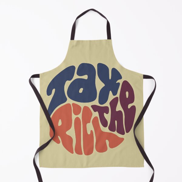 Item preview, Tax The Rich Groovy Word Art designed and sold by Unhinged Heather.