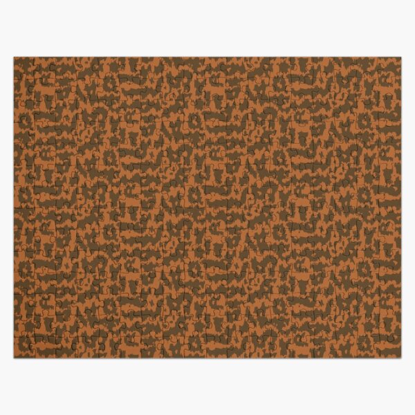 Premium Vector  Brown color cowhide frame pattern
