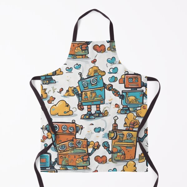 Item preview, Robots in Everyday Scenes designed and sold by AbsoluteA.