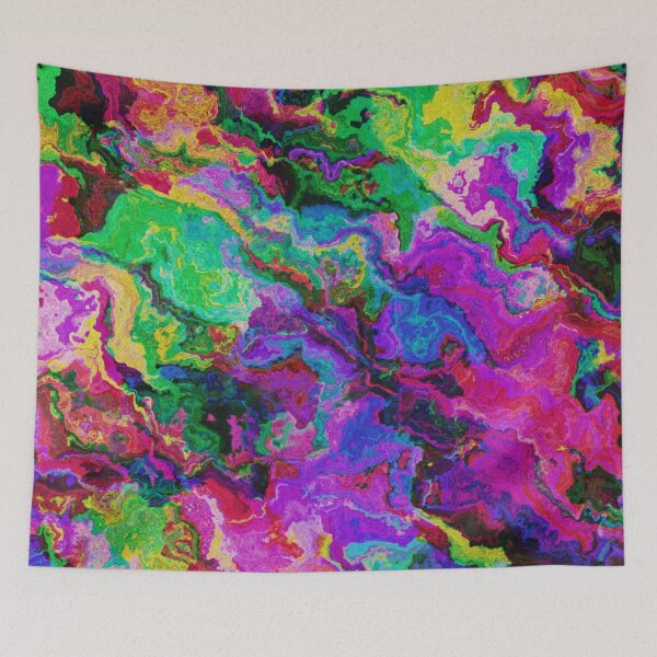 Item preview, The Colors Are Alive | Trippy Art | Trippy Liquid Art | Liquid Art | Stoked Up Art designed and sold by StokedUpArt.