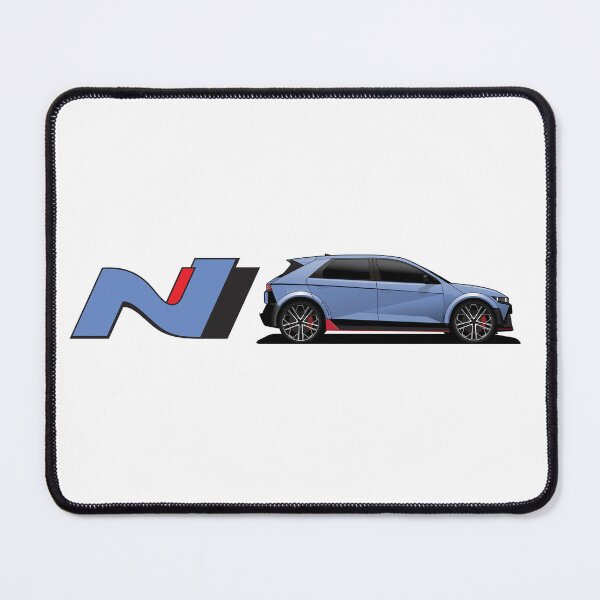 Item preview, Ioniq 5 N line blue illustration designed and sold by blackdogshop.