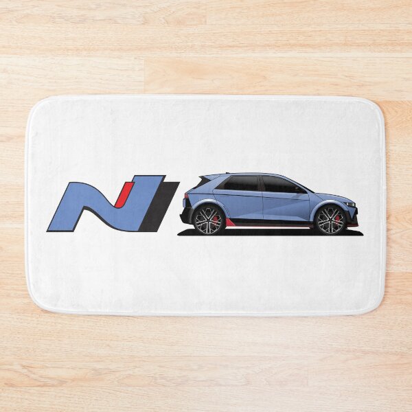 Item preview, Ioniq 5 N line blue illustration designed and sold by blackdogshop.