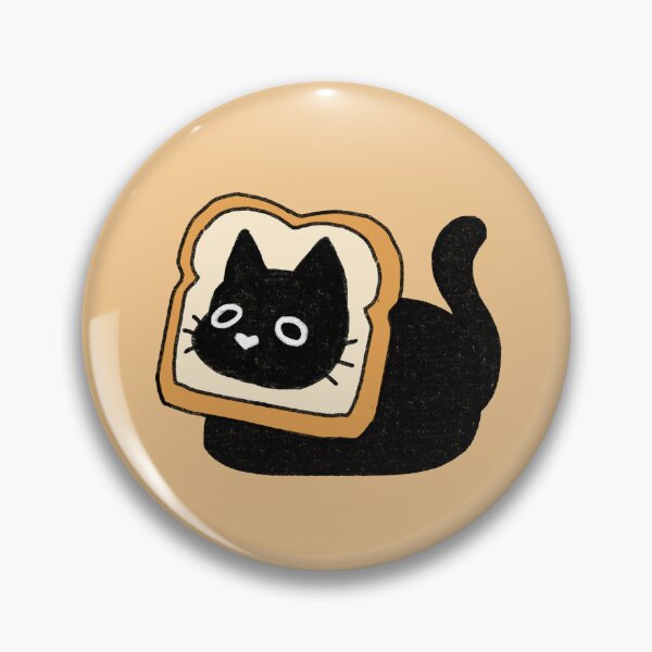 Item preview, Cute Black Cat Loaf Bread Collar  designed and sold by Irrelevant Grrl.