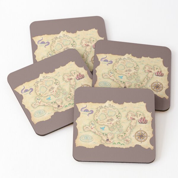 Item preview, Treasure map designed and sold by Boutchoupitchou.