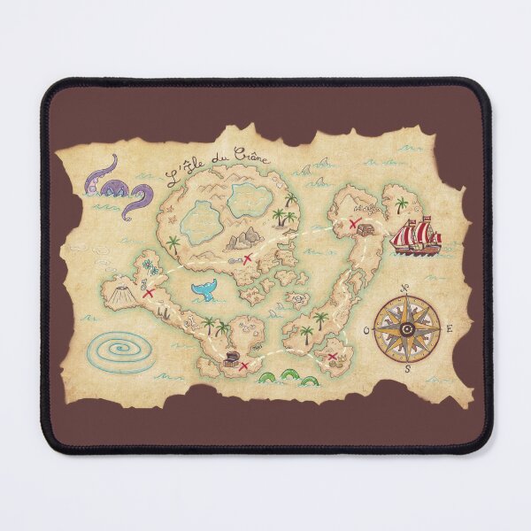 Item preview, Treasure map designed and sold by Boutchoupitchou.