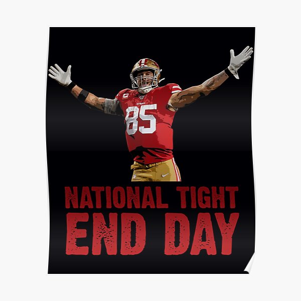 George Kittle San Francisco 49ers Tight End Art Wall Room Poster