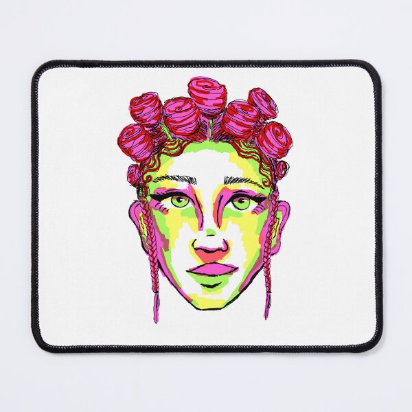 Item preview, neon girl with bantu knots designed and sold by eviannadaisy.