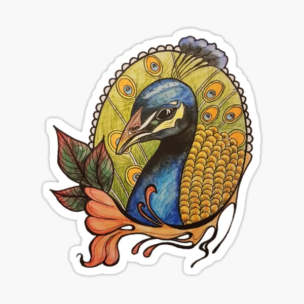 Peacock Head Tattoo | Head tattoos, Peacock tattoo, Wicked tattoos