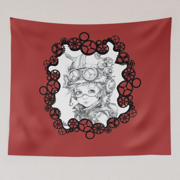 Item preview, Steampunk Kid  designed and sold by AmazingArtMandi.