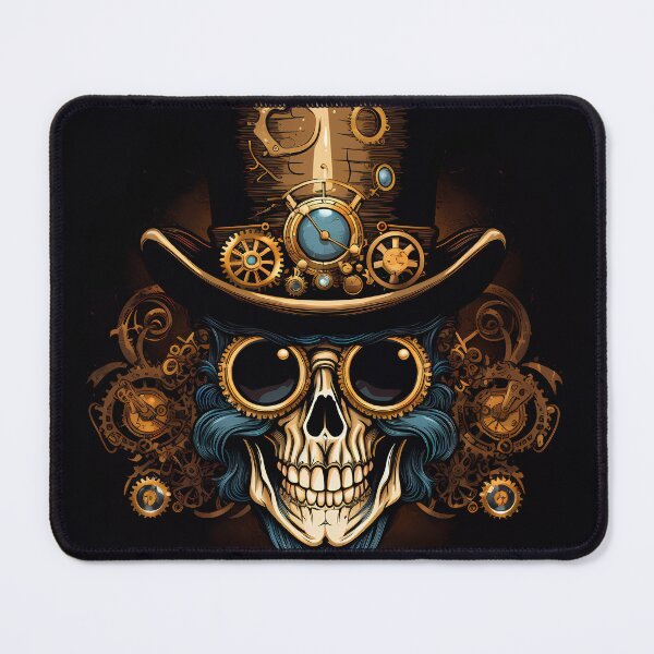 Item preview, "Clockwork Cadaver: Steampunk Skull Ensemble" designed and sold by Art-Vortex-fr.