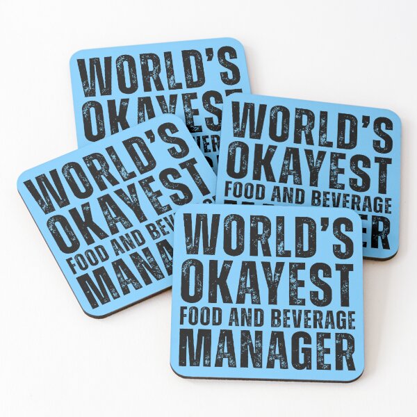 Item preview, Okayest Food And Beverage Manager designed and sold by kamrankhan.