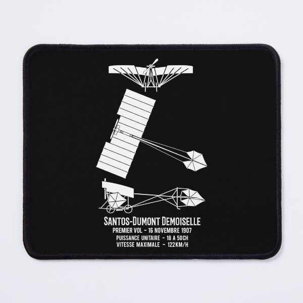 Item preview, Santos-Dumont Demoiselle French Plane 1907 Infographic Diagrams designed and sold by MilitaryMart.