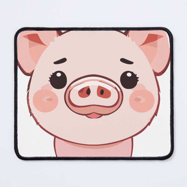 Item preview, CUTE LITTLE PIG SMILING STICKER designed and sold by melyD74.