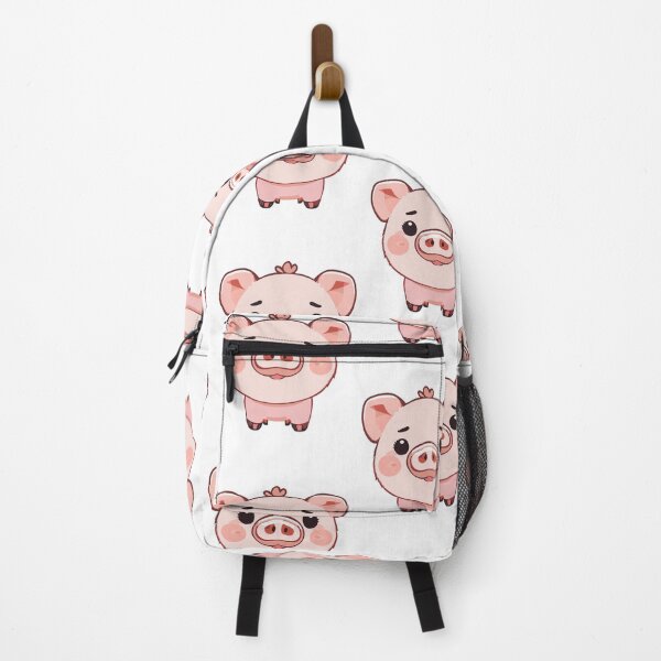Item preview, CUTE LITTLE PIG SMILING STICKER designed and sold by melyD74.