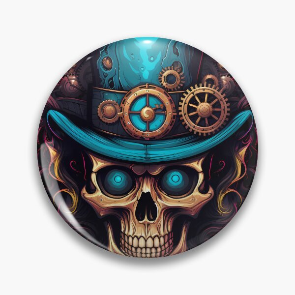 Item preview, "Clockwork Cadaver: Steampunk Skull Ensemble" designed and sold by Art-Vortex-fr.