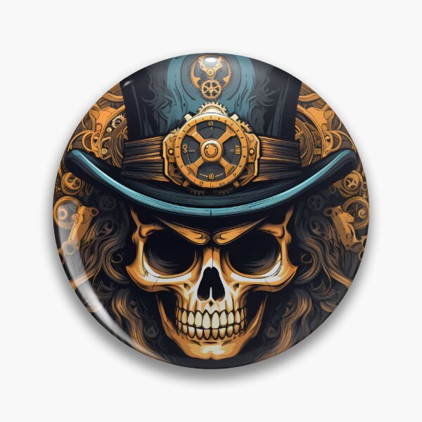 Item preview, "Clockwork Cadaver: Steampunk Skull Ensemble" designed and sold by Art-Vortex-fr.