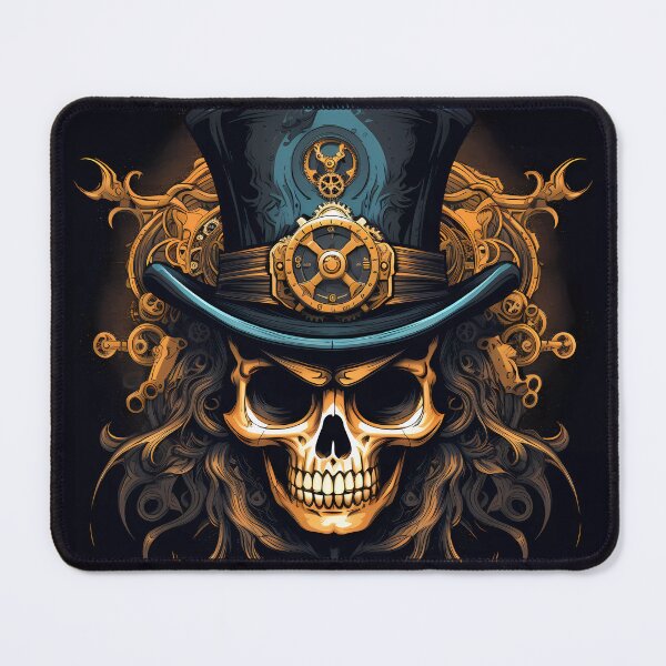 Item preview, "Clockwork Cadaver: Steampunk Skull Ensemble" designed and sold by Art-Vortex-fr.