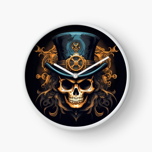 Item preview, "Clockwork Cadaver: Steampunk Skull Ensemble" designed and sold by Art-Vortex-fr.