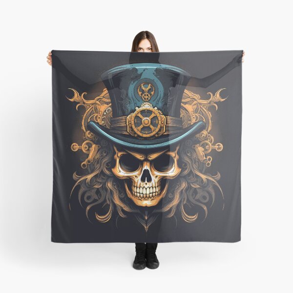 Item preview, "Clockwork Cadaver: Steampunk Skull Ensemble" designed and sold by Art-Vortex-fr.