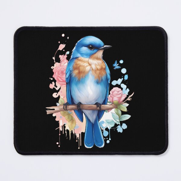 Item preview, Serene Bluebird Blossom designed and sold by Mechanical-Artt.