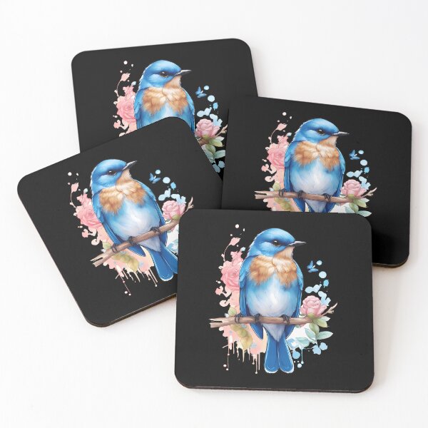 Item preview, Serene Bluebird Blossom designed and sold by Mechanical-Artt.