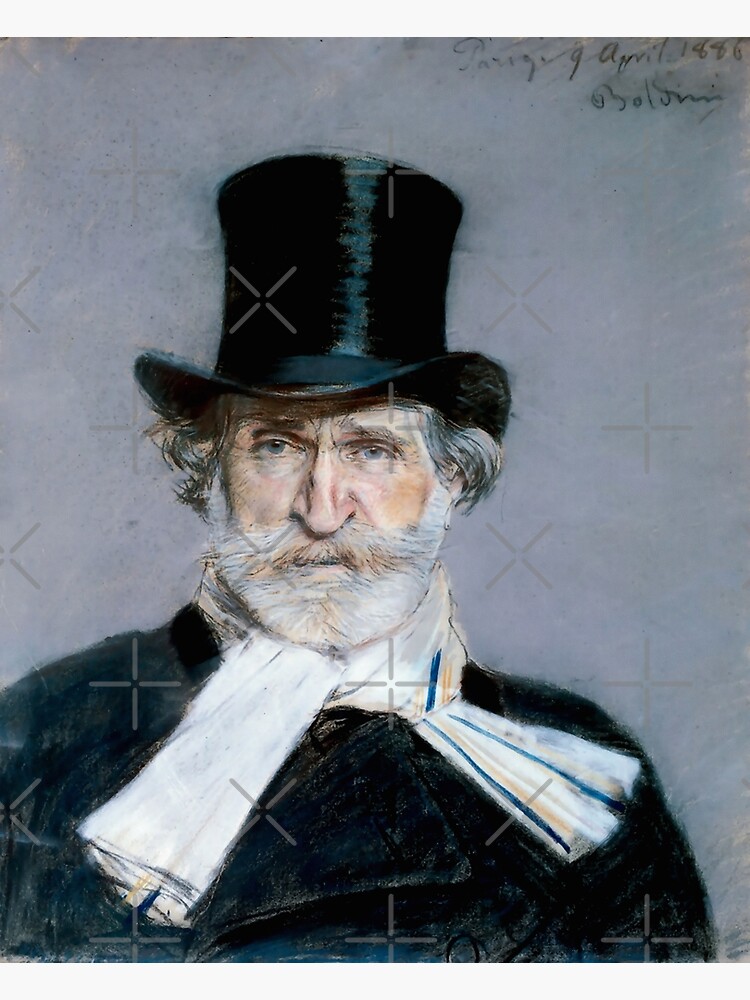Disover Giuseppe Verdi (1813 - 1901) by Giovanni Boldini (1842 - 1931) (2) Premium Matte Vertical Poster