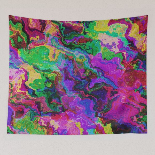 Item preview,  Colorful Trippy Liquid Art | Stoked Up Art designed and sold by StokedUpArt.