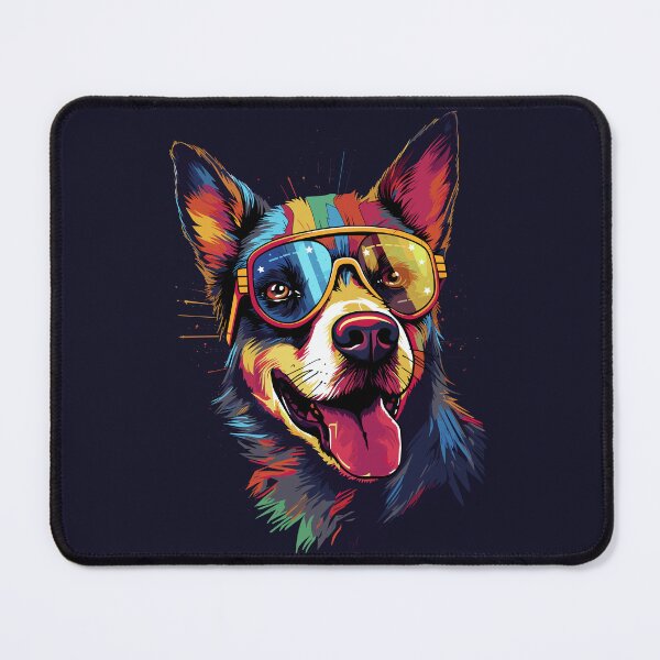 Item preview, Colorful Cool Dog (2) designed and sold by atzek.