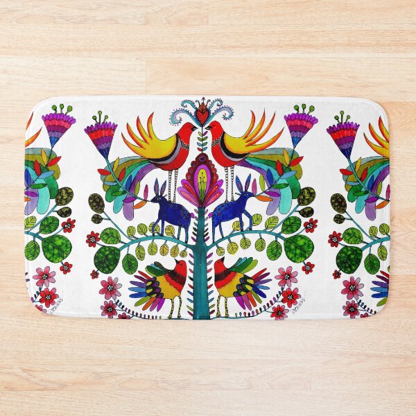 Item preview, Vibrant Otomi Birt Art designed and sold by khachiche.